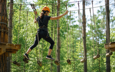 Experience Outdoor Thrills with Traverse Ropes East Lyme CT Family Adventure Course