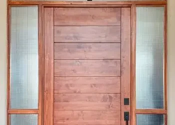 How Should Front Door Hardware Be Scaled for a Large Entry Door?